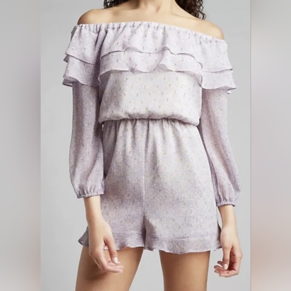 Express Gold & Lilac Romper